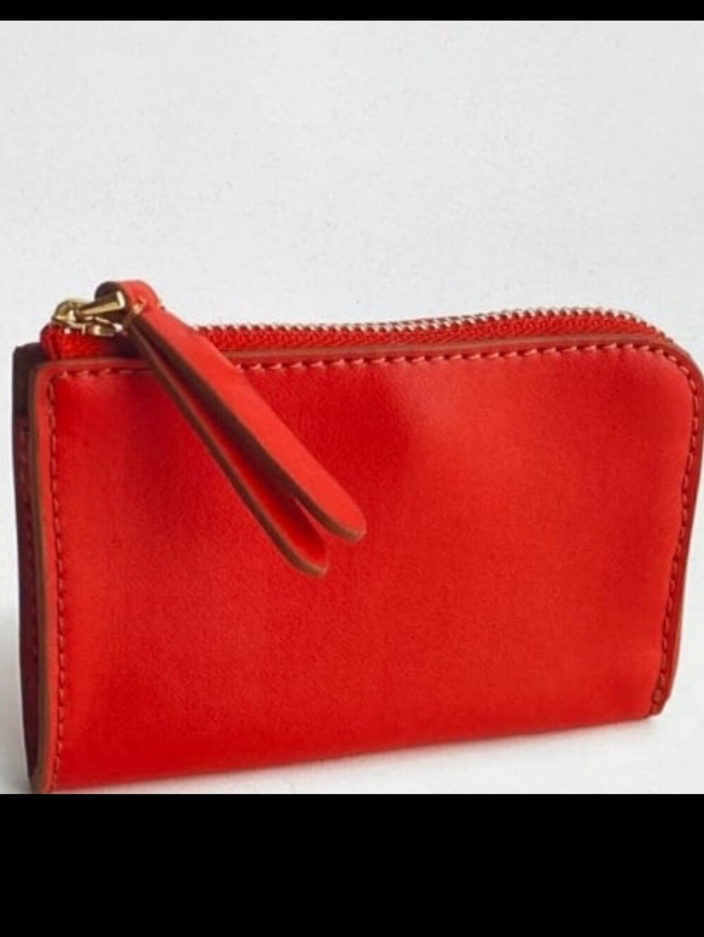 Vera Bradley Leather Zip Card Pouch in Gogi Berry New in Package/NWT